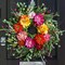 Spring Wreath 24 Inch Spring Wreaths for Front Door Lifelike & Full in Shape Spring